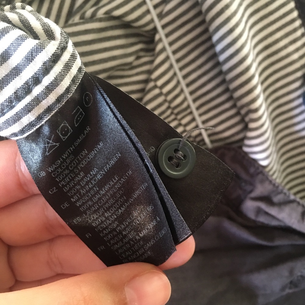 🌸Gray button down light shacket🌸 - Picture 6 of 6